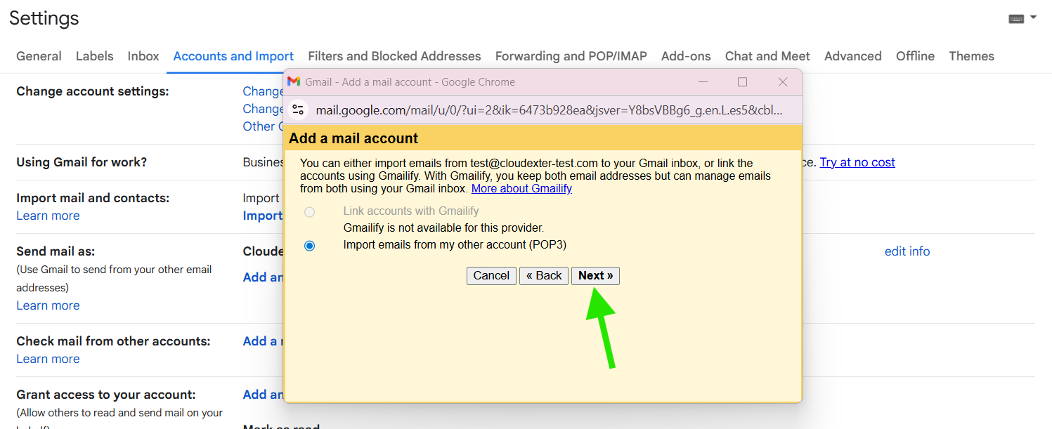 Step 1 Screenshot